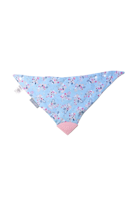 A Blue Bibs from Cheeky Chompers in size O/S for neutral. (Front View)