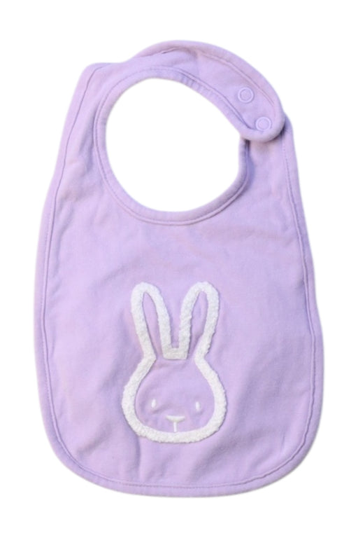 A Purple Bibs from Seed in size O/S for girl. (Front View)