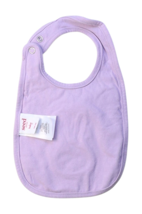A Purple Bibs from Seed in size O/S for girl. (Back View)