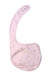 A Pink Bibs from Pehr in size 0-3M for girl. (Front View)