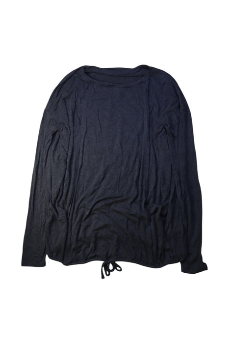 A Black Long Sleeve Tops from Seraphine in size Maternity-M for maternity. (Front View)