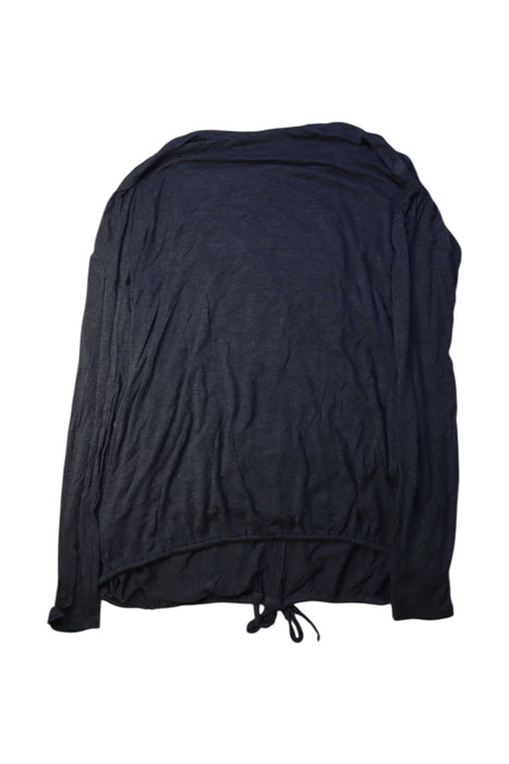 A Black Long Sleeve Tops from Seraphine in size Maternity-M for maternity. (Back View)