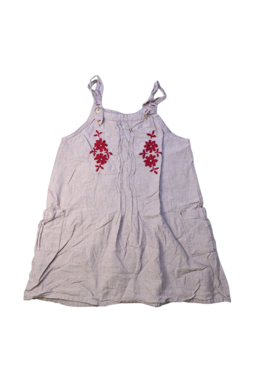 A Beige Sleeveless Dresses from Ragmart in size 4T for girl. (Front View)