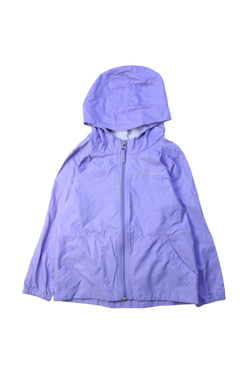 A Purple Rain Jackets from Columbia in size 4T for neutral. (Front View)