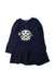 A Navy Sweater Dresses from Polo Ralph Lauren in size 3T for girl. (Front View)