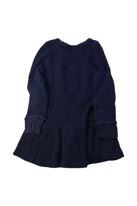 A Navy Sweater Dresses from Polo Ralph Lauren in size 3T for girl. (Back View)
