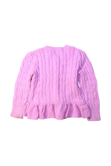 A Pink Cardigans from Polo Ralph Lauren in size 3T for girl. (Back View)