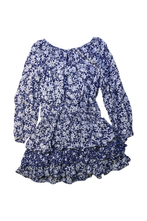 A Blue Long Sleeve Dresses from Polo Ralph Lauren in size 3T for girl. (Front View)