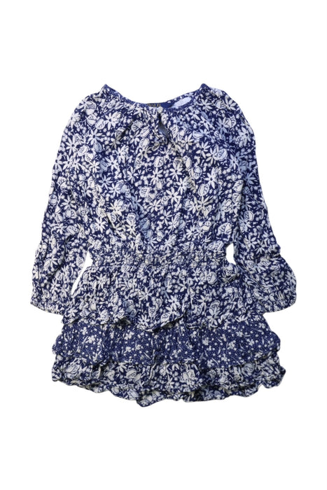 A Navy Long Sleeve Dresses from Polo Ralph Lauren in size 3T for girl. (Front View)