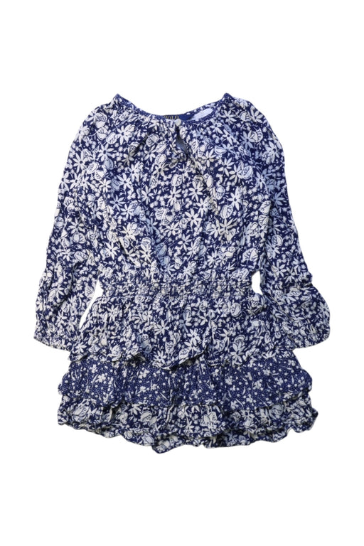 A Navy Long Sleeve Dresses from Polo Ralph Lauren in size 3T for girl. (Front View)