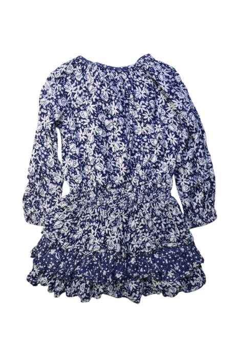A Navy Long Sleeve Dresses from Polo Ralph Lauren in size 3T for girl. (Back View)
