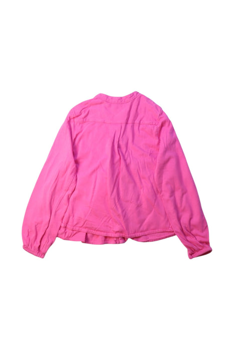 A Pink Long Sleeve Shirts from Polo Ralph Lauren in size 4T for girl. (Back View)