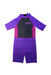 A Purple Wetsuits from Arena in size 10Y for girl. (Front View)