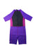 A Purple Wetsuits from Arena in size 10Y for girl. (Back View)