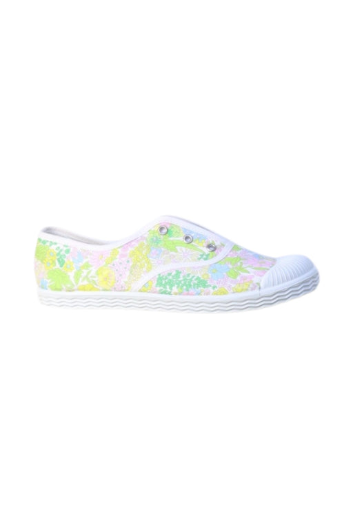A Multicolour Slip Ons from Jacadi in size 7Y for girl. (Front View)