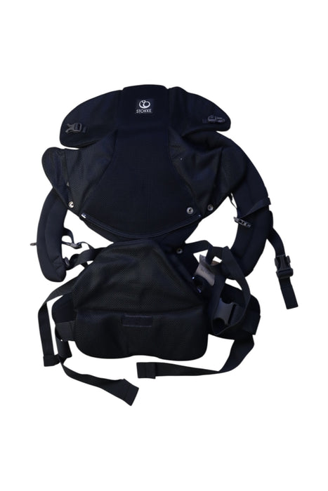 A Black Baby Carriers from Stokke in size O/S for neutral. (Back View)