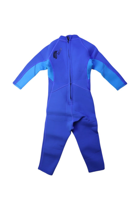 A Blue Wetsuits from O'Neill in size 12-18M for boy. (Back View)
