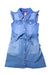 A Blue Sleeveless Dresses from Guess in size 6T for girl. (Front View)