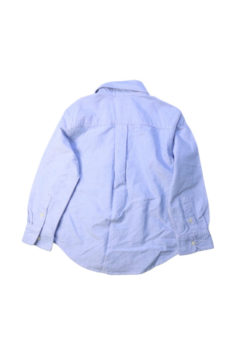 A Blue Long Sleeve Shirts from Ralph Lauren in size 3T for boy. (Back View)