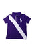 A Purple Short Sleeve Polos from Polo Ralph Lauren in size 6T for boy. (Front View)