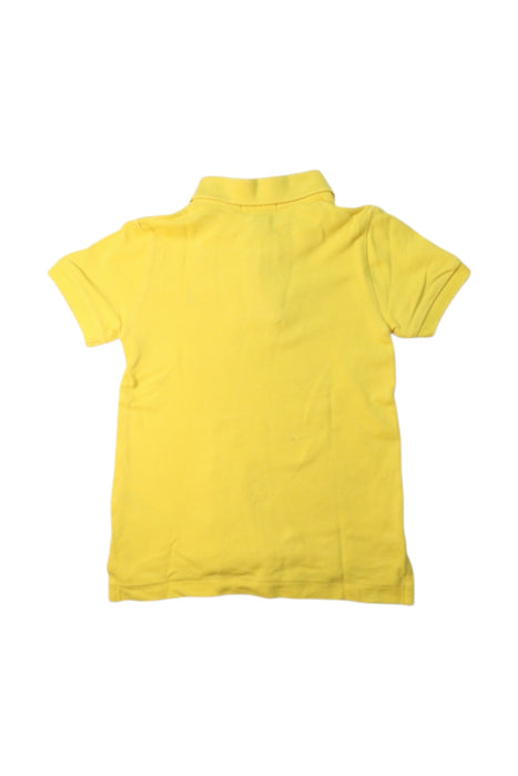 A Yellow Short Sleeve Polos from Polo Ralph Lauren in size 4T for boy. (Back View)