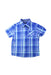 A Blue Short Sleeve Shirts from Andy & Evan in size 5T for boy. (Front View)