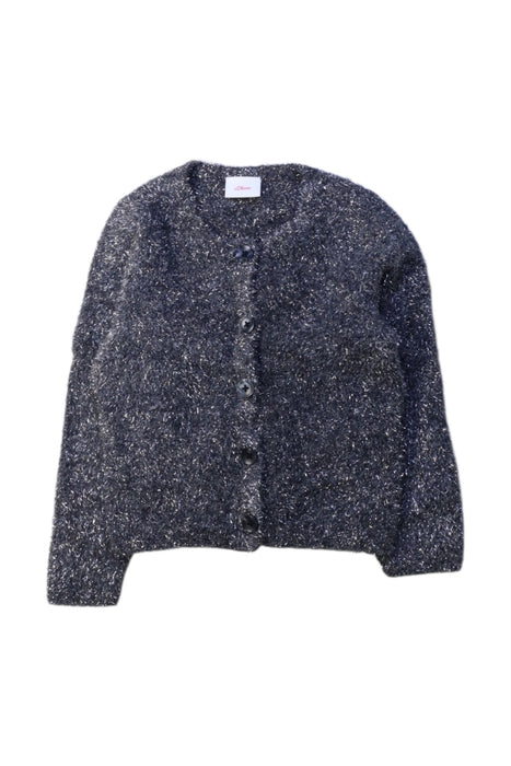A Grey Cardigans from s.Oliver in size 2T for girl. (Front View)