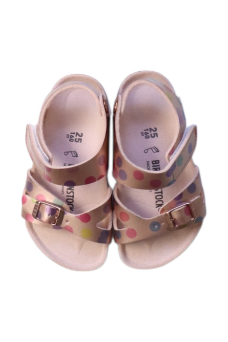 A Multicolour Sandals from Birkenstock in size 3T for girl. (Back View)