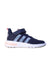 A Navy Sneakers from Adidas in size 3T for girl. (Front View)