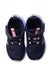 A Navy Sneakers from Adidas in size 3T for girl. (Back View)