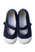 A Navy Flats from Jacadi in size 3T for girl. (Back View)