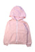 A Pink Zippered Sweatshirts from Kenzo in size 6T for girl. (Front View)