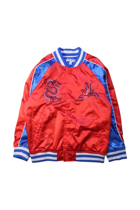 A Multicolour Lightweight Jackets from Kenzo in size 6T for girl. (Front View)