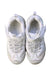 A White Sneakers from Skechers in size 7Y for girl. (Back View)