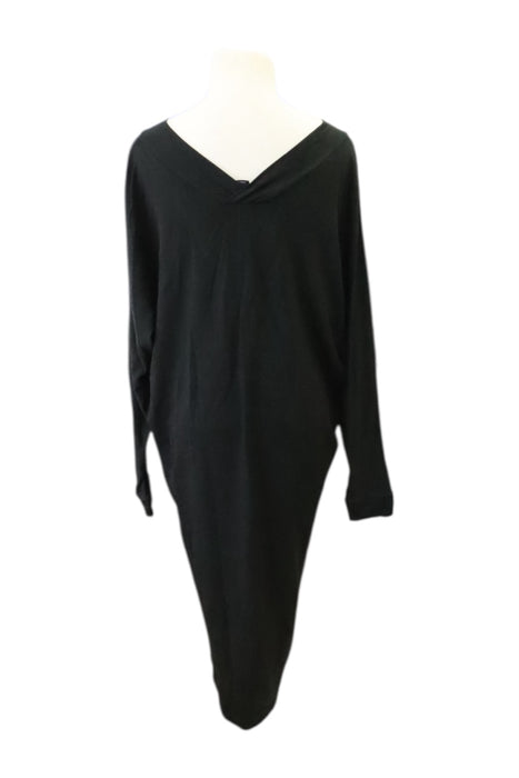 A Black Sweater Dresses from Hatch in size O/S for maternity. (Back View)