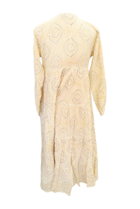 A Ivory Long Sleeve Dresses from Malabar Baby in size Maternity-XS for maternity. (Back View)