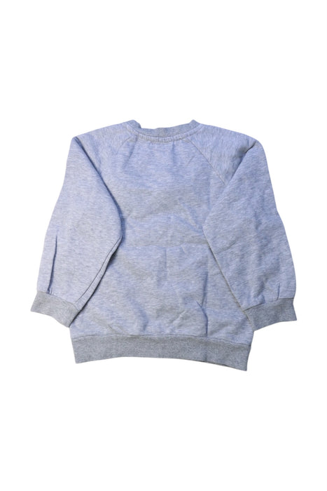 A Grey Crewneck Sweatshirts from Felix & Mina in size 4T for neutral. (Back View)