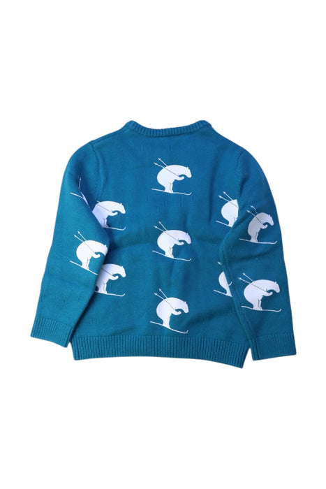 A Teal Knit Sweaters from Jacadi in size 4T for neutral. (Back View)