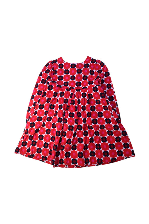 A Multicolour Long Sleeve Dresses from Jacadi in size 8Y for girl. (Front View)