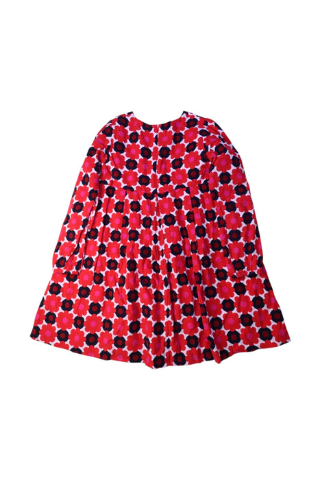 A Multicolour Long Sleeve Dresses from Jacadi in size 8Y for girl. (Back View)