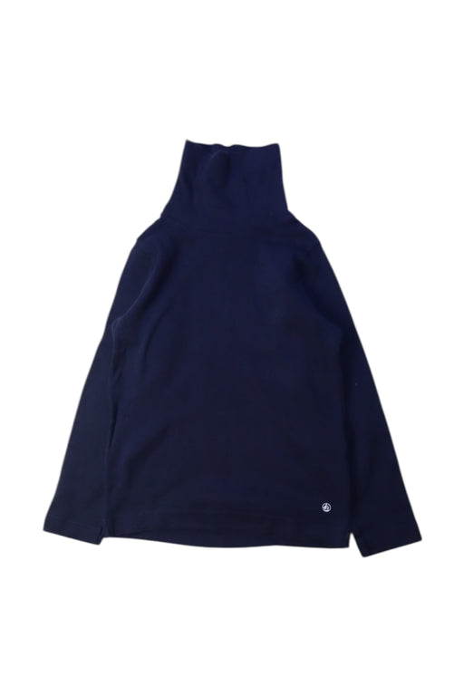A Navy Long Sleeve Tops from Petit Bateau in size 4T for neutral. (Front View)