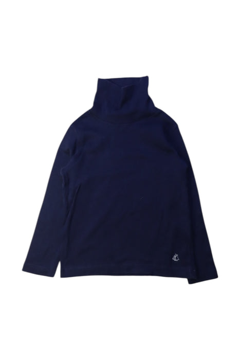 A Navy Long Sleeve Tops from Petit Bateau in size 4T for neutral. (Front View)