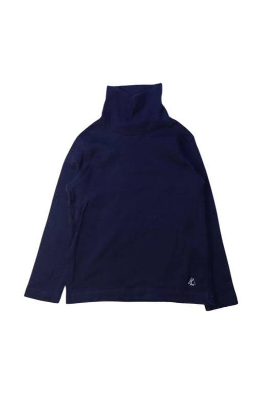 A Navy Long Sleeve Tops from Petit Bateau in size 4T for neutral. (Front View)