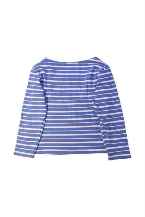 A Blue Long Sleeve Tops from Maison Labiche in size 6T for girl. (Back View)