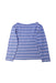 A Blue Long Sleeve Tops from Maison Labiche in size 6T for girl. (Back View)
