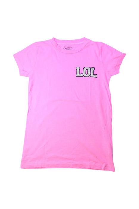 A Pink Short Sleeve T Shirts from Crewcuts in size 12Y for girl. (Front View)