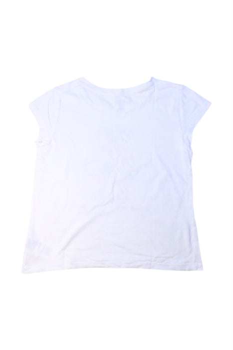 A White Short Sleeve T Shirts from Polo Ralph Lauren in size 6T for girl. (Back View)