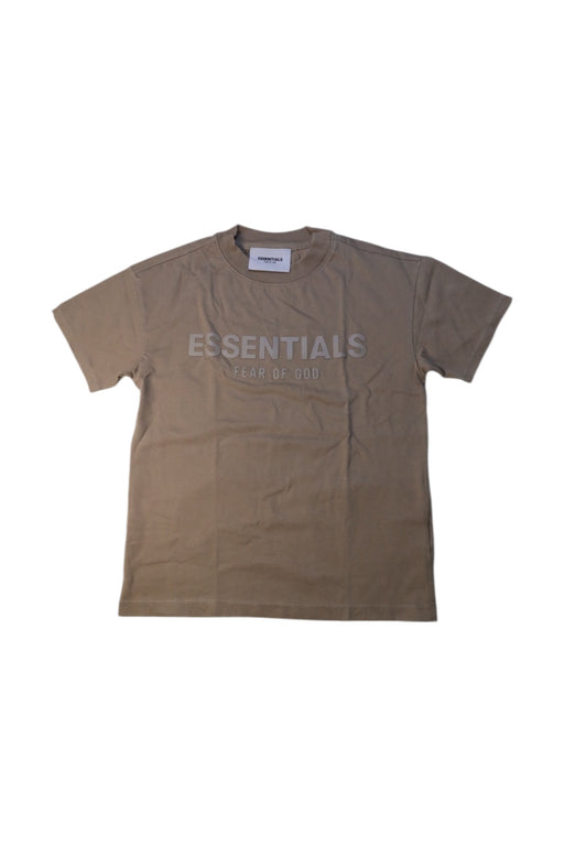 A Beige Short Sleeve T Shirts from Fear of God Essentials in size 8Y for neutral. (Front View)