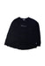 A Black Crewneck Sweatshirts from Beau Loves in size 8Y for girl. (Front View)