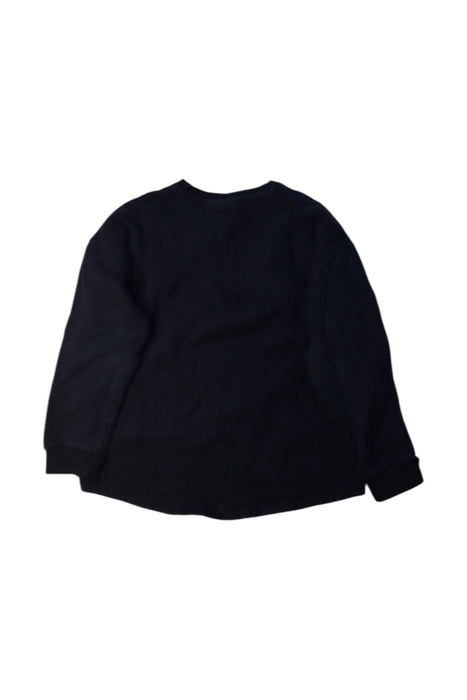 A Black Crewneck Sweatshirts from Beau Loves in size 8Y for girl. (Back View)